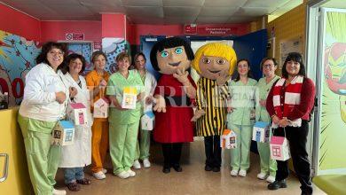 Le mascotte di Eurochocolate in visita al reparto di Oncoematologia pediatrica di Perugia 4