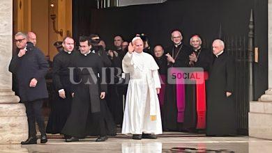 Papa Leone in Umbria: tra Assisi e Montefalco tanti fedeli per il Pontefice (foto) 3 Papa Leone in Umbria: tra Assisi e Montefalco tanti fedeli per il Pontefice (foto) 2