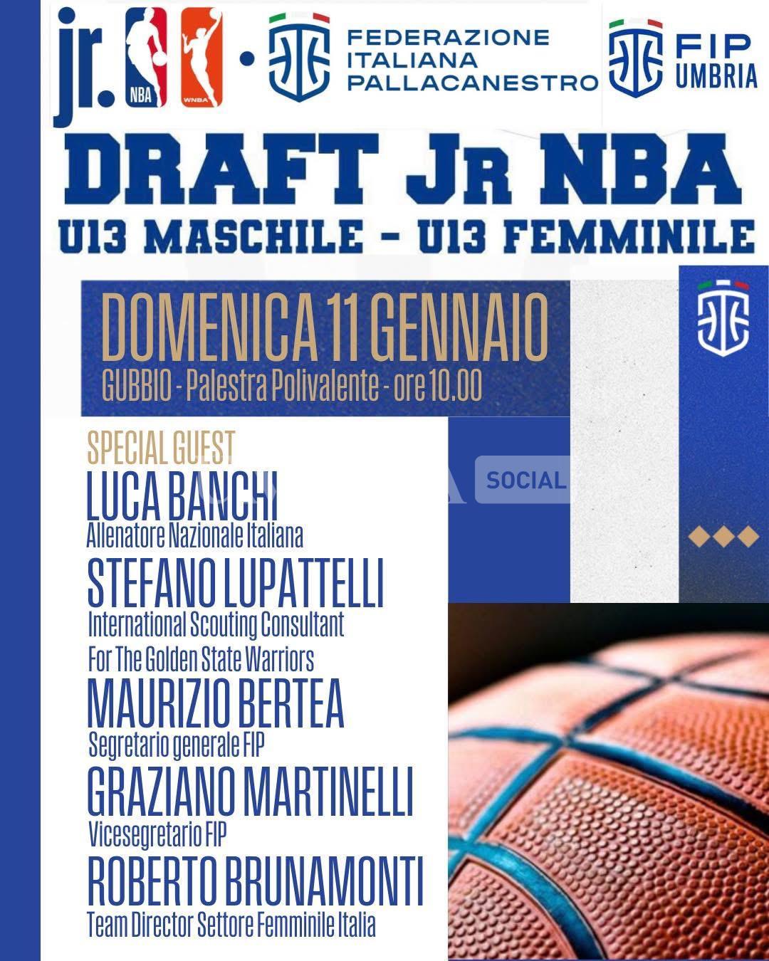 Draft Event Jr NBA & Jr WNBA 2026: Gubbio capitale del basket giovanile 4 Draft Event Jr NBA & Jr WNBA 2026: Gubbio capitale del basket giovanile 3