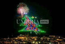 È stato acceso a Gubbio l'Albero di Natale più grande del mondo 11
