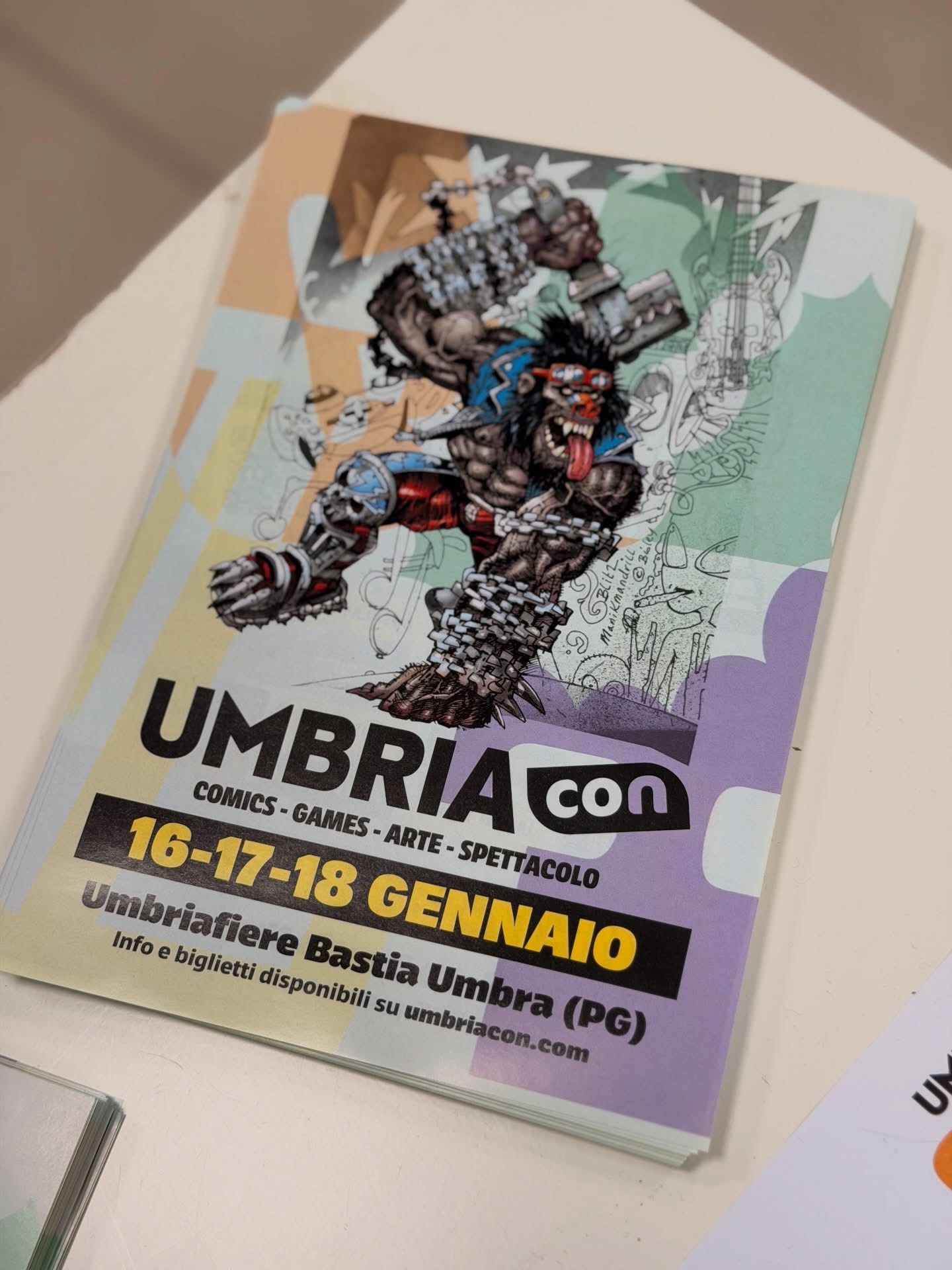 Dal 16 al 18 gennaio torna UmbriaCON: tre giorni di fumetti, spettacoli e grandi ospiti internazionali (foto) 32 Dal 16 al 18 gennaio torna UmbriaCON: tre giorni di fumetti, spettacoli e grandi ospiti internazionali (foto) 31