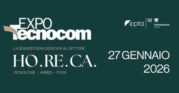 Expo Tecnocom 2026 a Bastia Umbra: ristorazione, ospitalità e pizza protagonisti 2 Expo Tecnocom 2026 a Bastia Umbra: ristorazione, ospitalità e pizza protagonisti 1