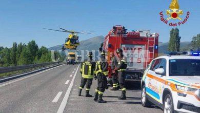 Incidente sulla SS3 a Gualdo Tadino: ferito trasportato in elicottero a Foligno 8 Incidente sulla SS3 a Gualdo Tadino: ferito trasportato in elicottero a Foligno 7