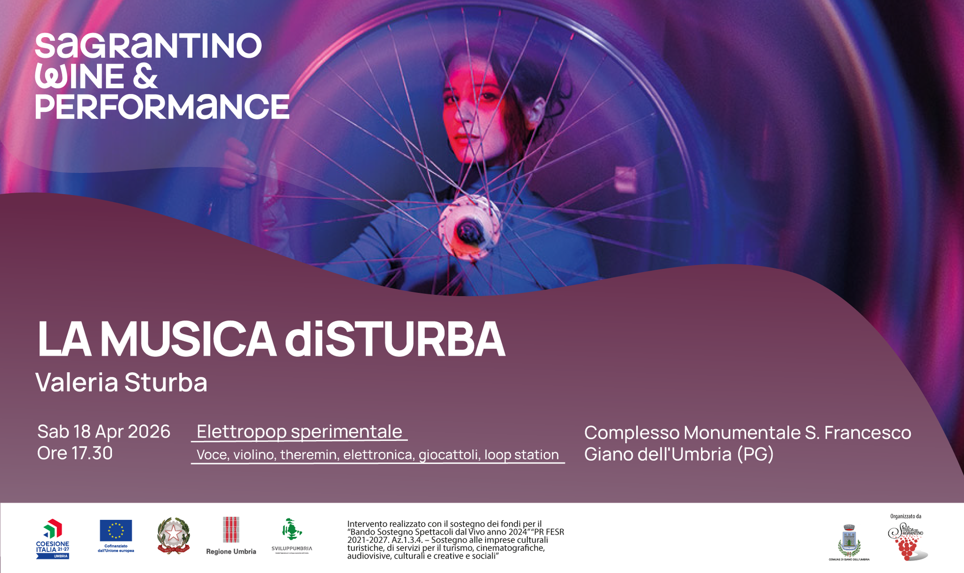 A Giano dell’Umbria “La Musica diSturba” tra sperimentazione e wine experience 4 A Giano dell’Umbria “La Musica diSturba” tra sperimentazione e wine experience 3