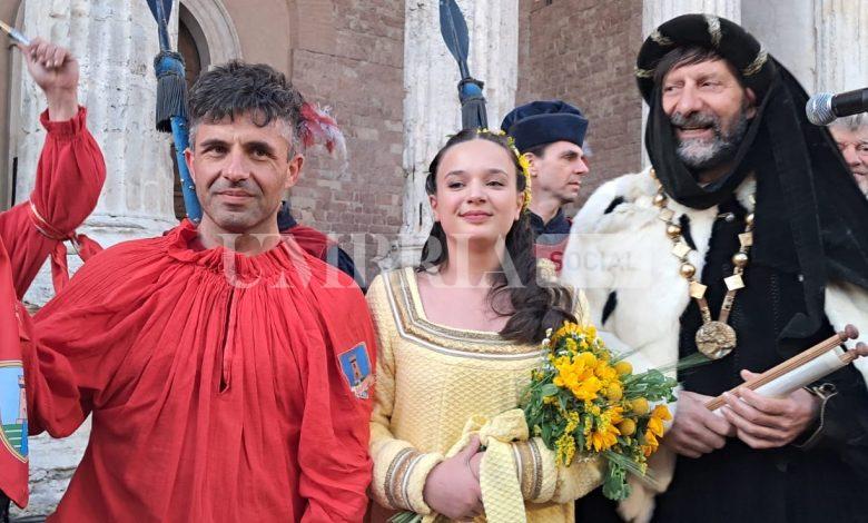 Calendimaggio di Assisi, Madonna Primavera 2026 è Monna Sofia Balducci 2 Calendimaggio di Assisi, Madonna Primavera 2026 è Monna Sofia Balducci 1