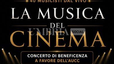 A Perugia “La Musica del Cinema”: grande concerto al Barton Park per la solidarietà 21