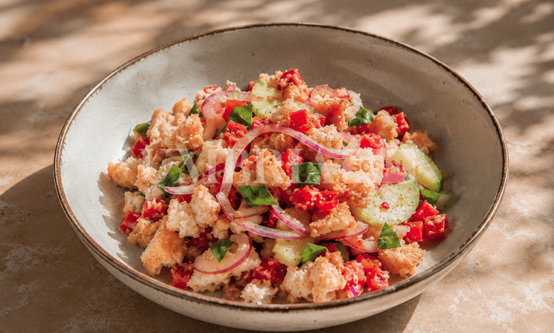 Panzanella umbra, il gusto dell’estate nato dalla cucina contadina 2 Panzanella umbra, il gusto dell’estate nato dalla cucina contadina 1