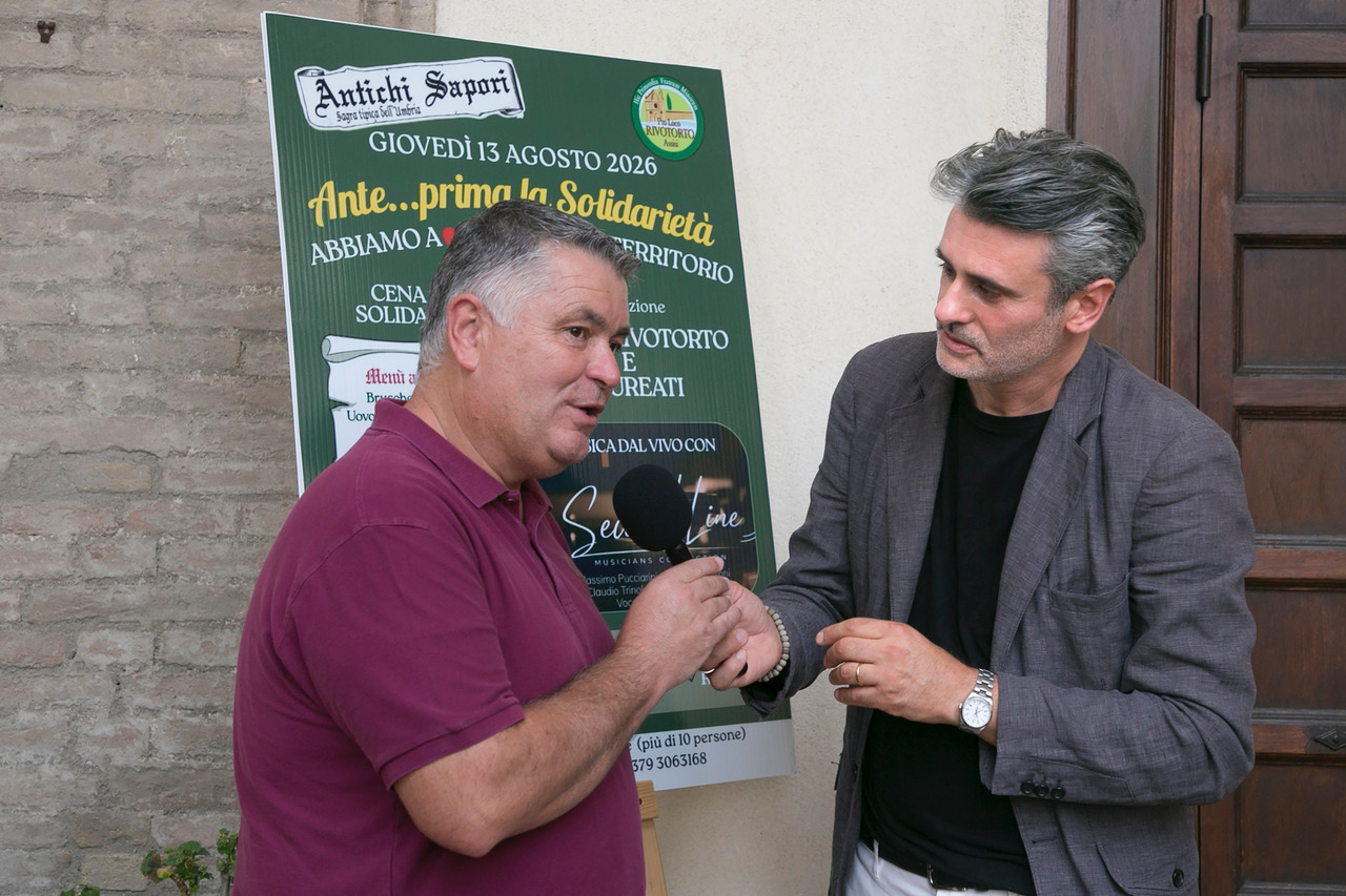 Antichi Sapori 2026 si presenta: Rivotorto celebra le eccellenze umbre tra tradizione, cultura e solidarietà (foto) 16 Antichi Sapori 2026 si presenta: Rivotorto celebra le eccellenze umbre tra tradizione, cultura e solidarietà (foto) 15