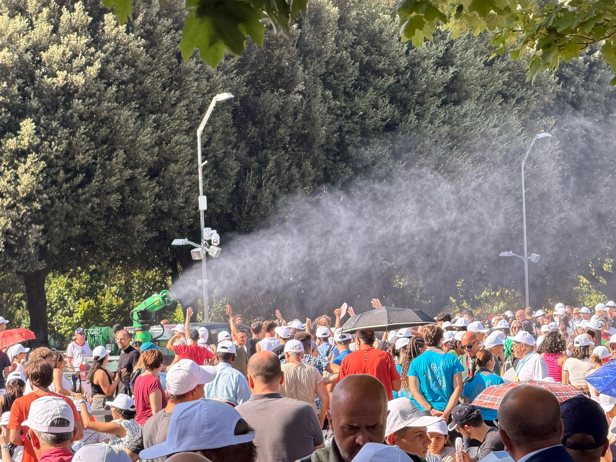 Papa Leone XIV ad Assisi, l'abbraccio di 2.500 giovani alla Porziuncola nel segno della pace (foto+video) 26 Papa Leone XIV ad Assisi, l'abbraccio di 2.500 giovani alla Porziuncola nel segno della pace (foto+video) 25