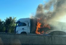 Tir in fiamme sulla SS 75 a Ospedalicchio di Bastia Umbra: traffico in tilt (foto) 47