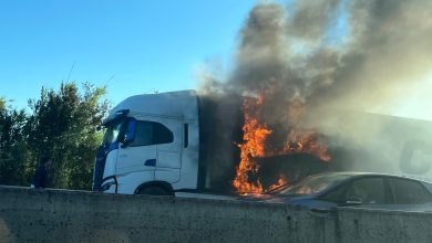 Tir in fiamme sulla SS 75 a Ospedalicchio di Bastia Umbra: traffico in tilt (foto) 11 Tir in fiamme sulla SS 75 a Ospedalicchio di Bastia Umbra: traffico in tilt (foto) 10