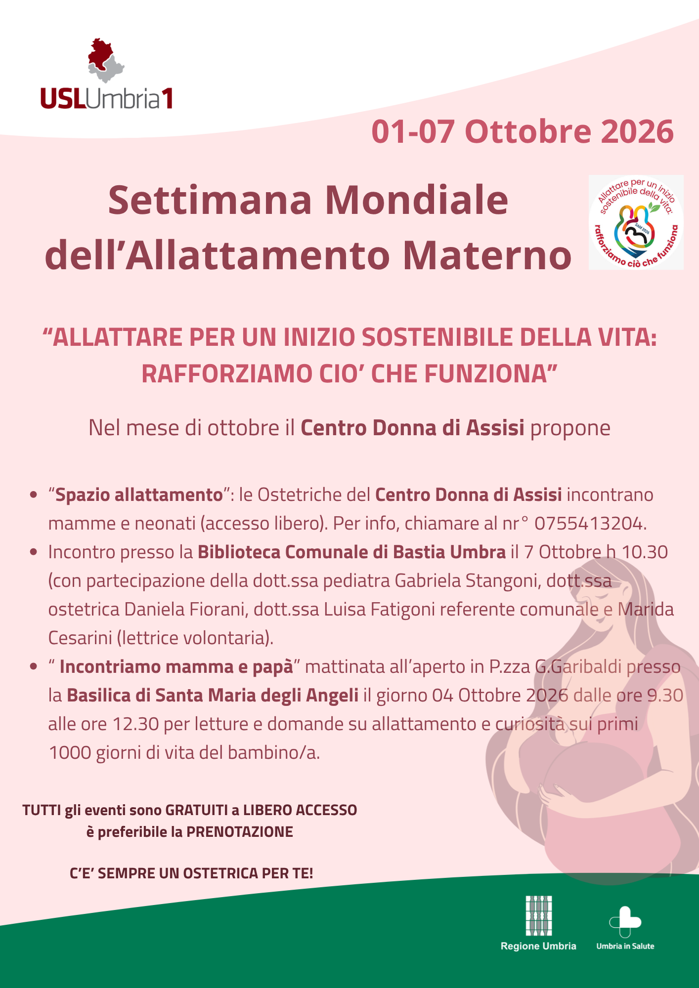 Allattamento e sostegno alle famiglie, l’Usl Umbria 1 porta la rete nei territori 6 Allattamento e sostegno alle famiglie, l’Usl Umbria 1 porta la rete nei territori 5