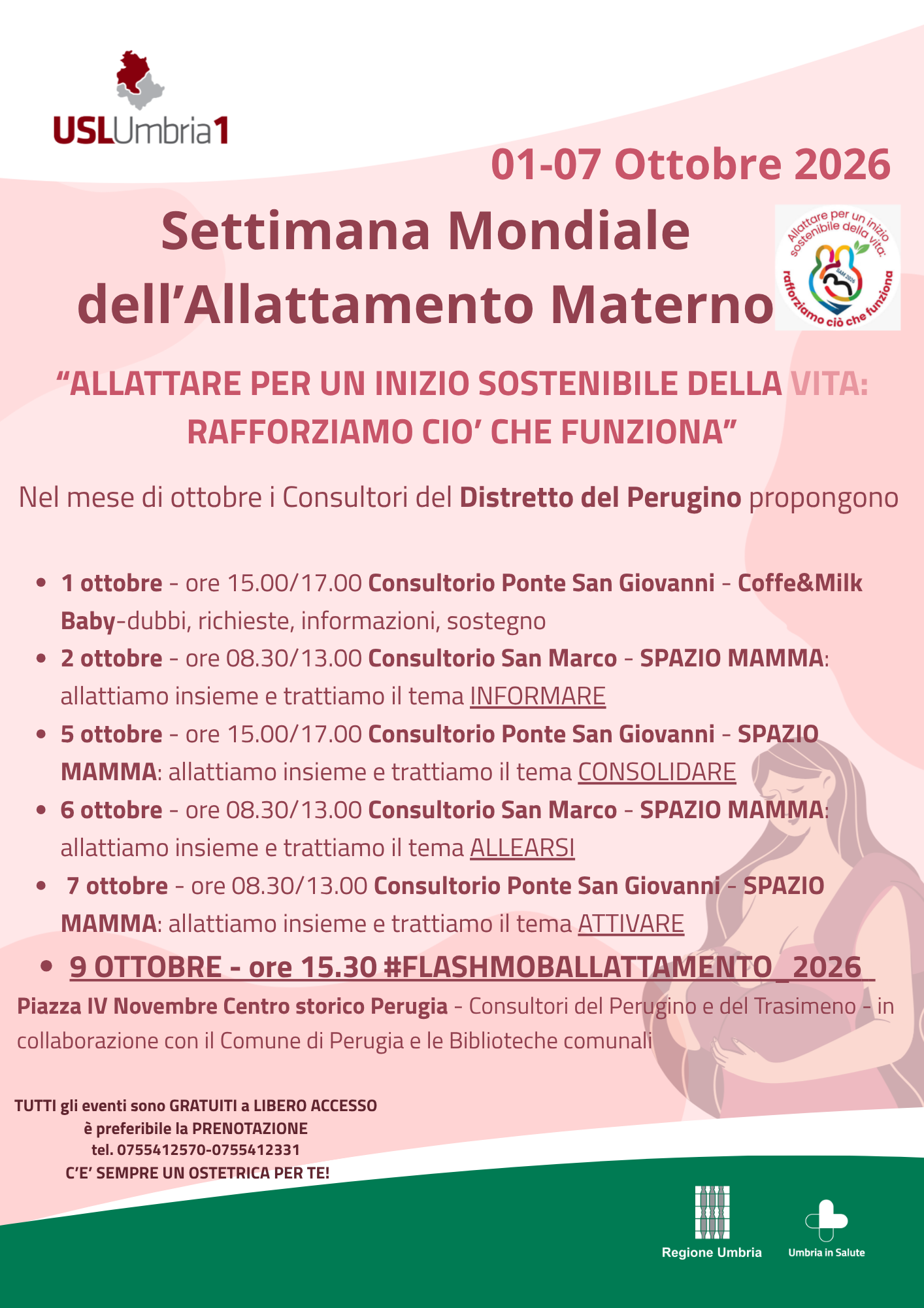 Allattamento e sostegno alle famiglie, l’Usl Umbria 1 porta la rete nei territori 10 Allattamento e sostegno alle famiglie, l’Usl Umbria 1 porta la rete nei territori 9