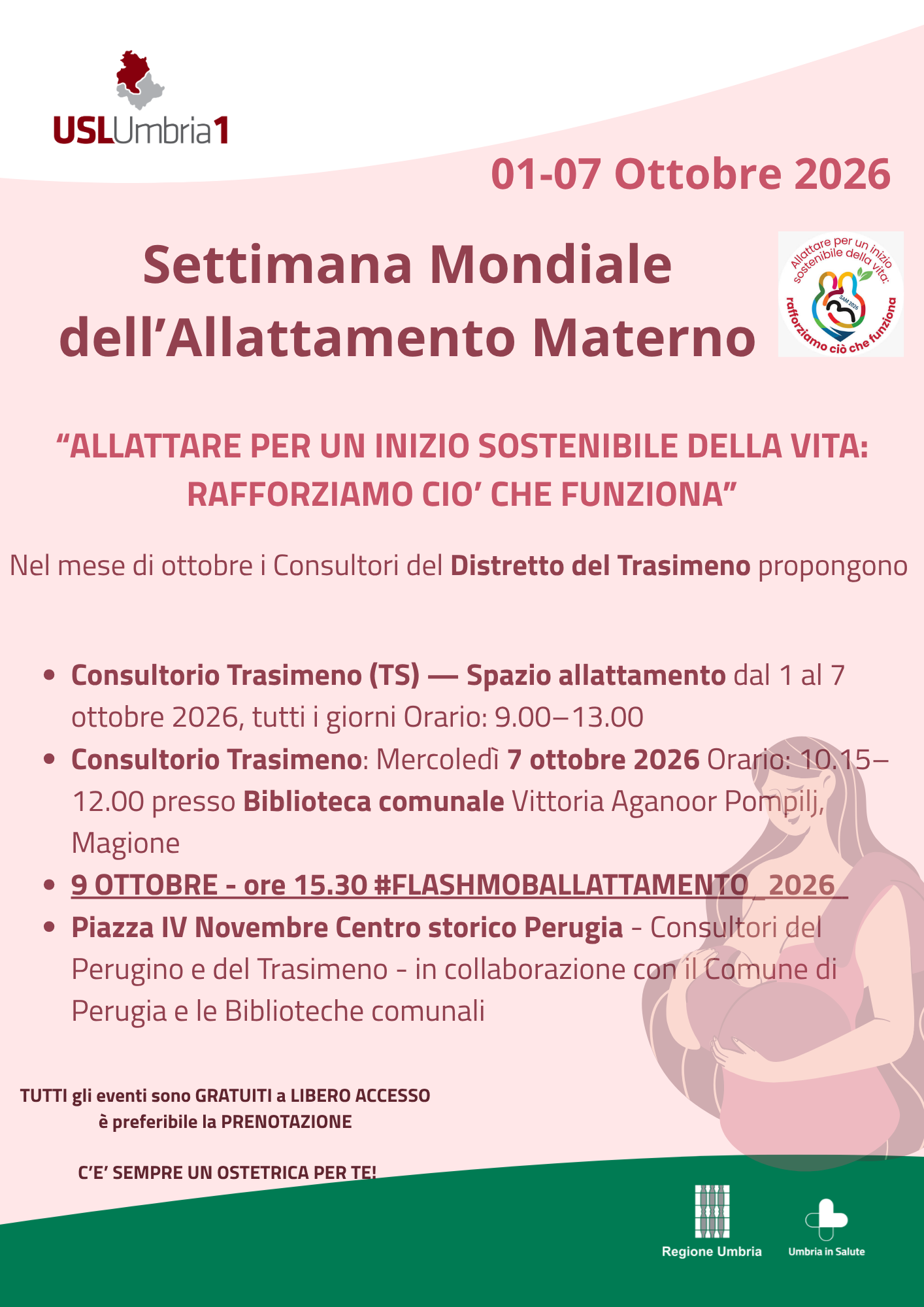 Allattamento e sostegno alle famiglie, l’Usl Umbria 1 porta la rete nei territori 12 Allattamento e sostegno alle famiglie, l’Usl Umbria 1 porta la rete nei territori 11
